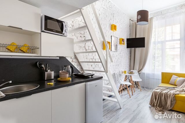 

Квартира-студия, 17 м², 2 кровати