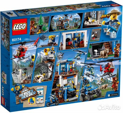Lego City Лего 60174 Полицейский участок в горах Lego City Лего 60174 Полицейский участок в горах
