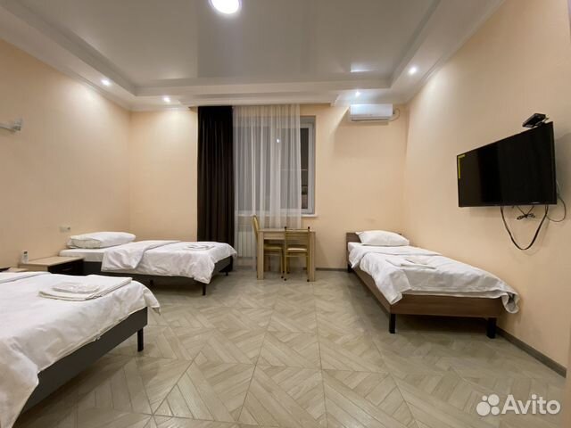 

1-к. квартира, 42 м², 3 кровати