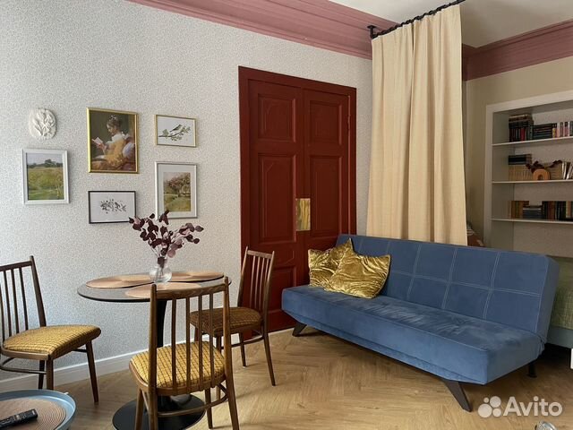 

Квартира-студия, 28 м², 2 кровати