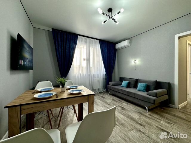 

1-к. квартира, 45 м², 2 кровати