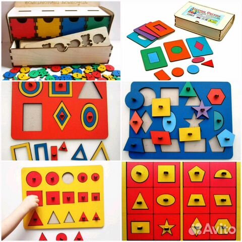 Новые обучающие игрушки из дерева/фетра