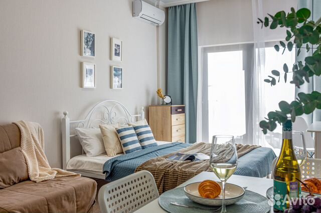 

Квартира-студия, 30 м², 2 кровати
