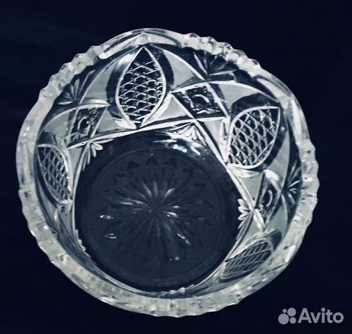 Хрустальная ваза времён СССР Хрустальная ваза времён СССР