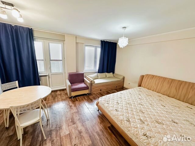 

Квартира-студия, 40 м², 3 кровати