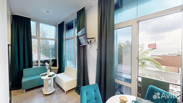 

Квартира-студия, 35 м², 2 кровати
