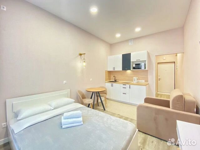 

Квартира-студия, 22,4 м², 2 кровати