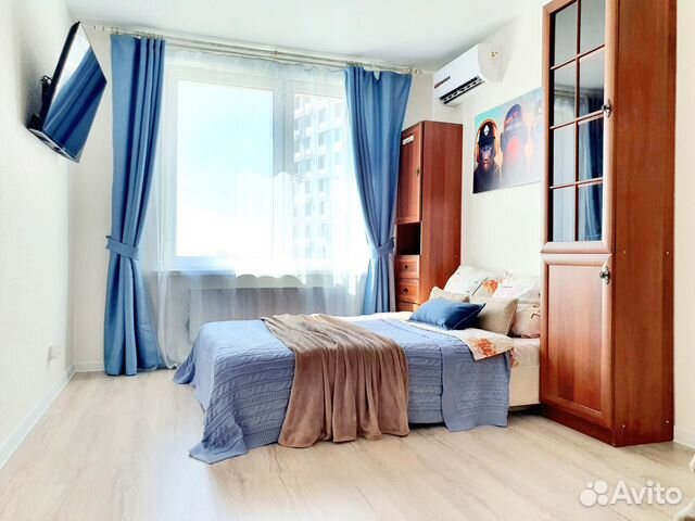 

1-к. квартира, 38 м², 3 кровати