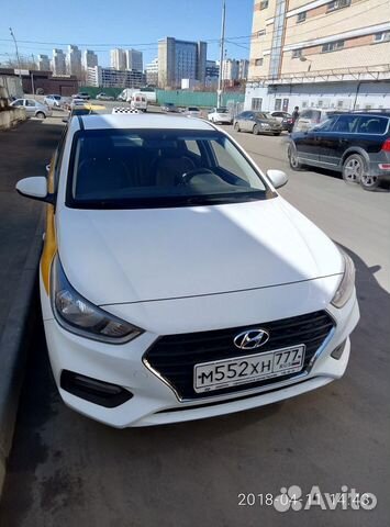 Аренда под такси Hyundai Solaris