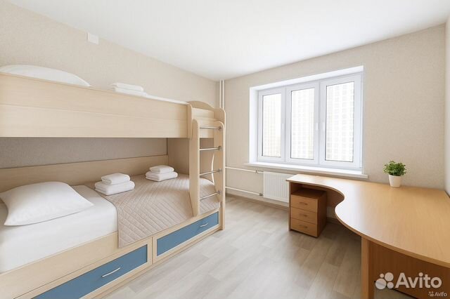 

2-к. квартира, 57 м², 2 кровати