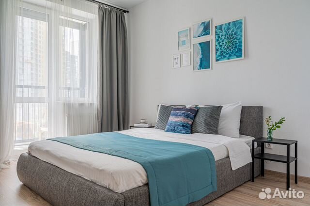 

1-к. квартира, 46 м², 2 кровати