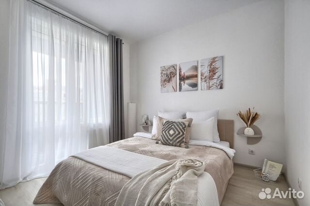 

1-к. квартира, 45 м², 3 кровати