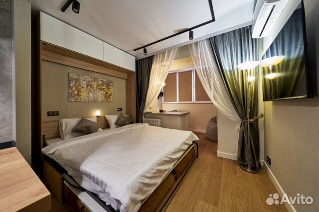 

Квартира-студия, 28 м², 2 кровати