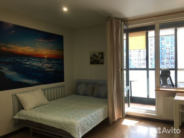 

Квартира-студия, 32 м², 3 кровати