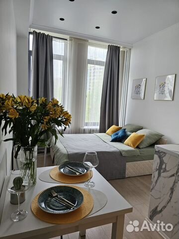 

1-к. квартира, 20 м², 2 кровати