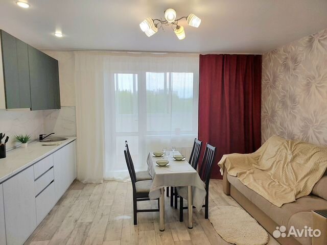 

1-к. квартира, 40 м², 2 кровати