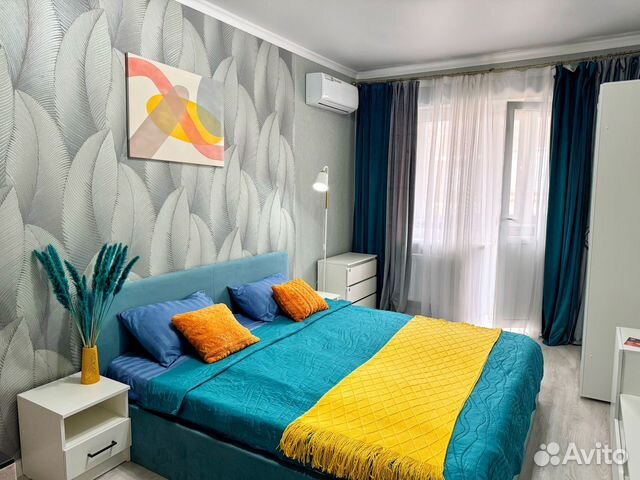 

1-к. квартира, 42 м², 2 кровати