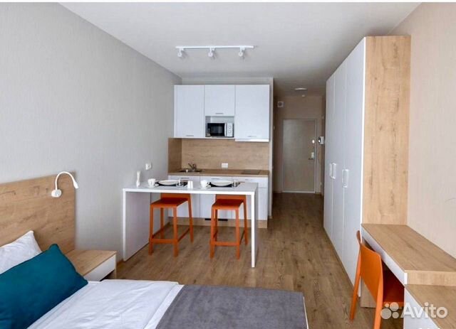 

Квартира-студия, 25 м², 2 кровати