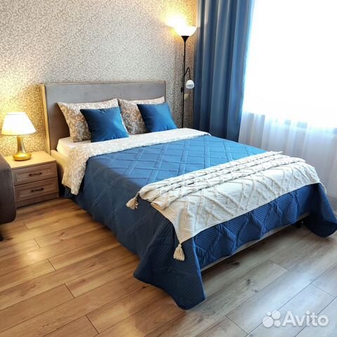 

1-к. квартира, 42 м², 2 кровати