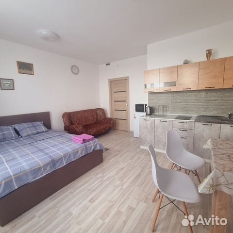 

Квартира-студия, 30 м², 2 кровати