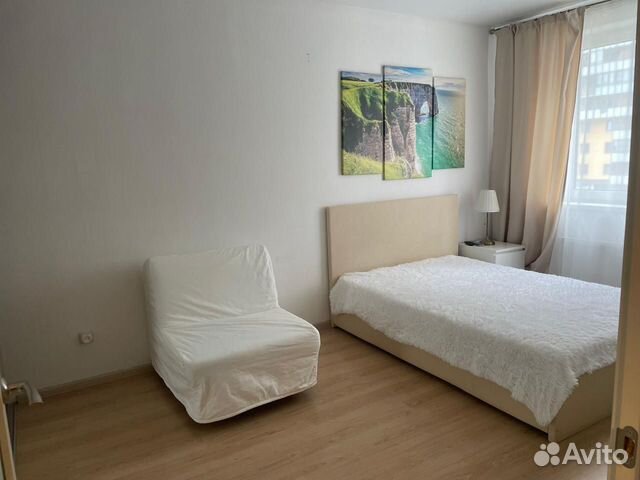 

1-к. квартира, 37 м², 2 кровати