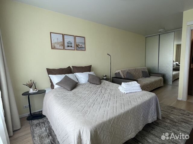 

1-к. квартира, 38,5 м², 3 кровати