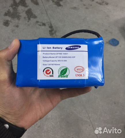 Аккумулятор SAMSUNG 4.4 для гироскутера Аккумулятор SAMSUNG 4.4 для гироскутера