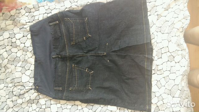 Юбка джинсовая для беременных