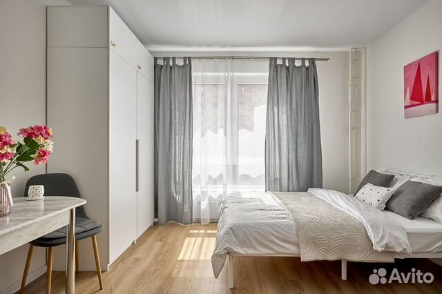 

Квартира-студия, 25 м², 2 кровати