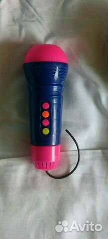 Микрофон детский музыкальный с подсветкой