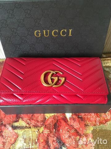 Кошельки Gucci кожа новые