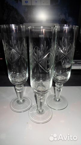 Рюмки, фужеры, Хрусталь, богемское стекло СССР Рюмки, фужеры, Хрусталь, богемское стекло СССР