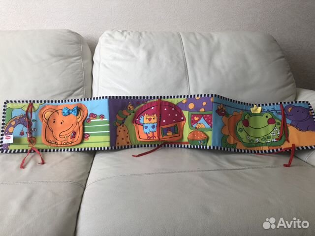 Мягкая книжка- бортик Fisher Price