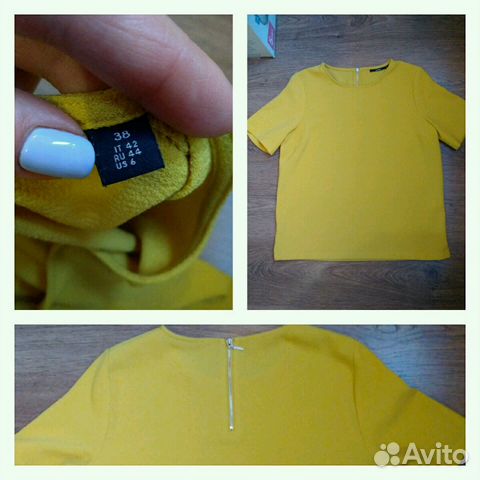 Блузка горчичного цвета, р.44-46 Блузка горчичного цвета, р.44-46