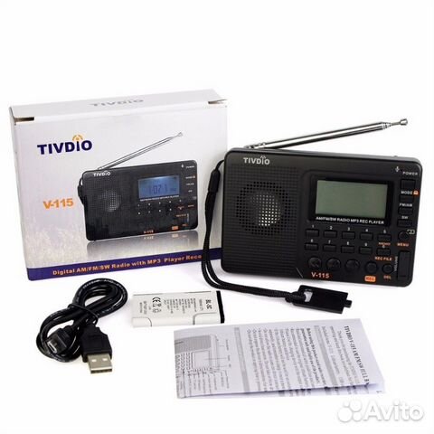 Радиоприемник tivdio V115 c MP3 плеером