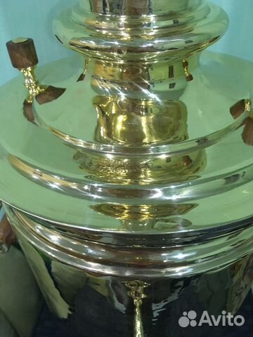 Самовар угольный на дровах 6-7 л Медальный