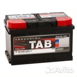 Аккумулятор TAB magic 75 R+ (57510) низкий Аккумулятор TAB magic 75 R+ (57510) низкий
