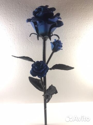 Роза из метала / Металическая роза