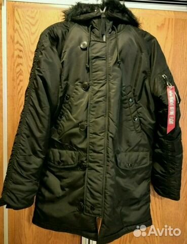 Куртки зимние Alpha Industries N-3B Slim Fit