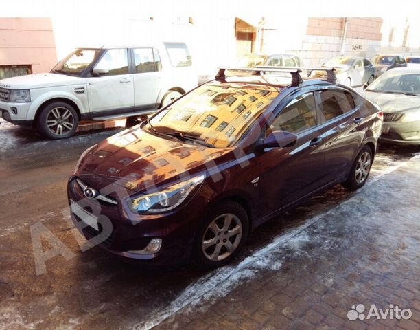 Багажник для Hyundai Solaris седан 2010-2016