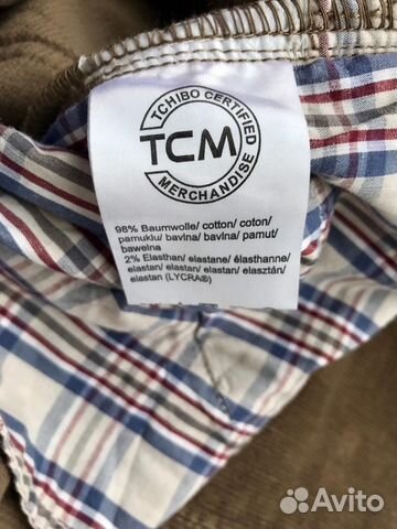 Джинсы вельветовые мужские TCM новые Джинсы вельветовые мужские TCM новые