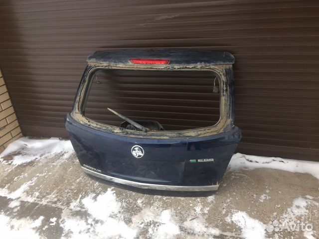 Крышка багажника Опель Антара синяя Крышка багажника Опель Антара синяя