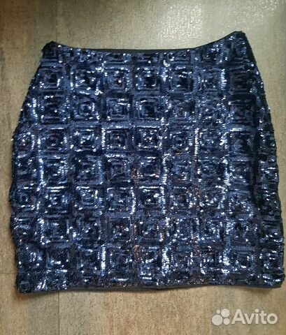 Мини юбка с пайетками h&m Мини юбка с пайетками h&m
