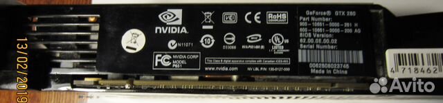 Продаю игровую видеокарту GeForce GTX 280 Продаю игровую видеокарту GeForce GTX 280