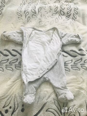 Утепленный комбинезон Mothercare 56 размера Утепленный комбинезон Mothercare 56 размера