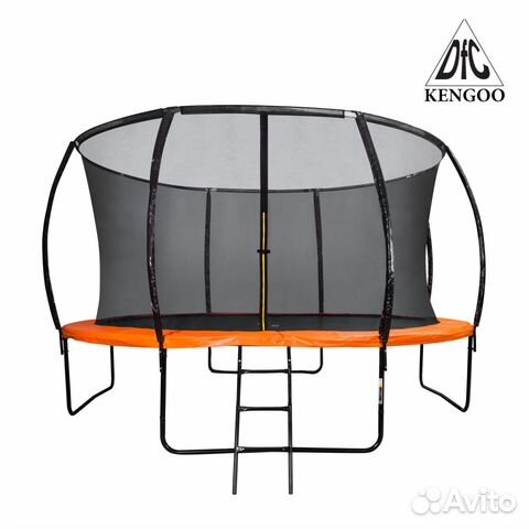 Батут DFC trampoline kengoo С сеткой 12FT-TR-E-BAS Батут DFC trampoline kengoo С сеткой 12FT-TR-E-BAS