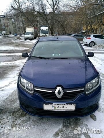 Renault Logan 1.6 МТ, 2016, битый, 60 000 км