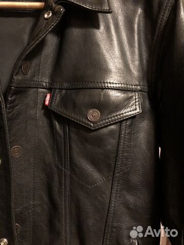 Кожаная куртка Levi’s trucker jacket