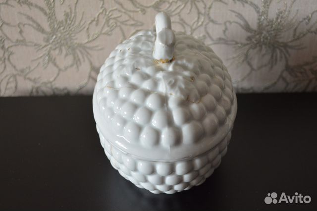 Кузнецовский фарфор, масленка 