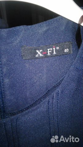 Платье темно синего цвета 44 размер Платье темно синего цвета 44 размер